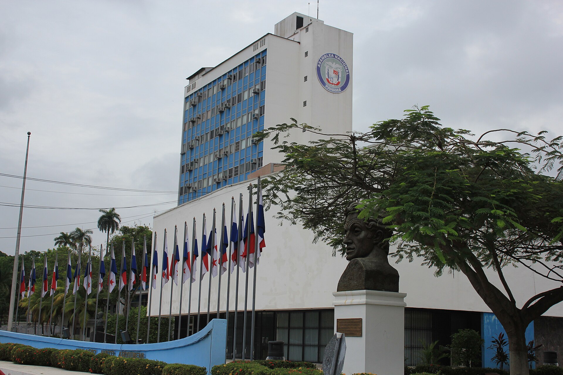 The National Assembly building in Panama City.