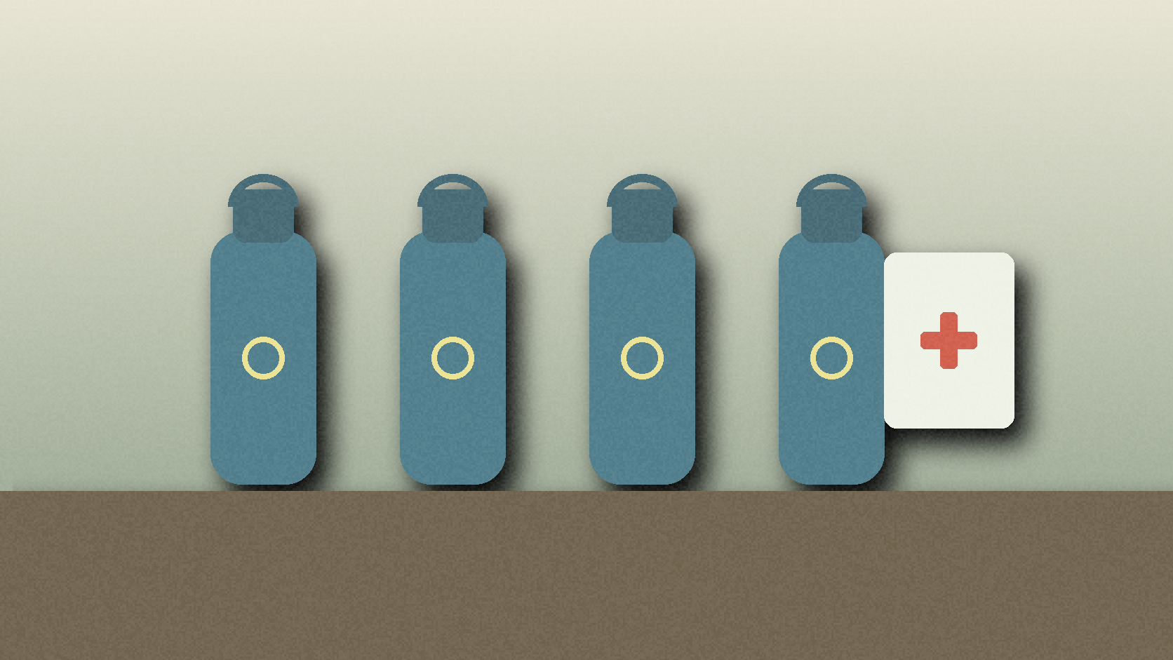 Consumer inspectors checking household gas cylinders at a small store.
