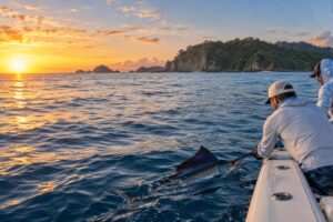 Illustrative AI-generated image of responsible Pacific sport fishing in Panama