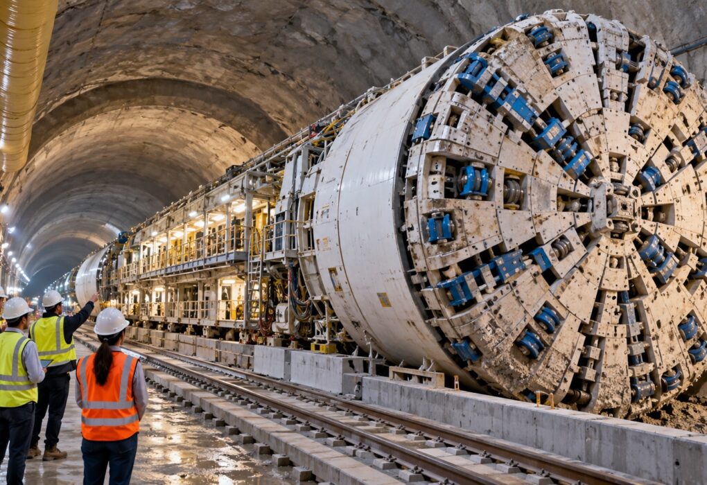 Illustrative image: metro tunnel construction in Panama