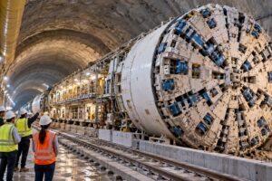 Illustrative image: metro tunnel construction in Panama