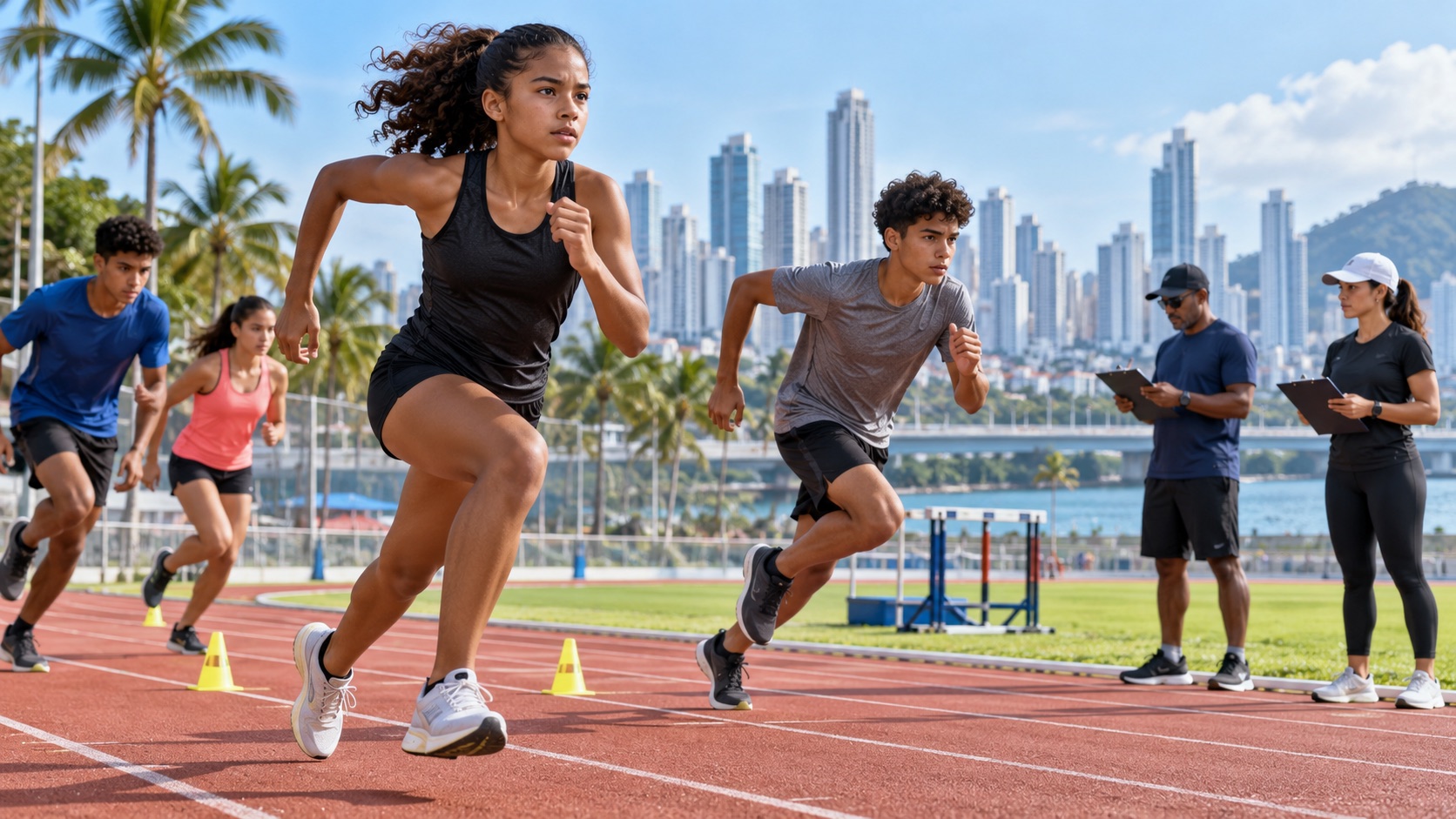 Illustrative image: youth athletics development in Panama